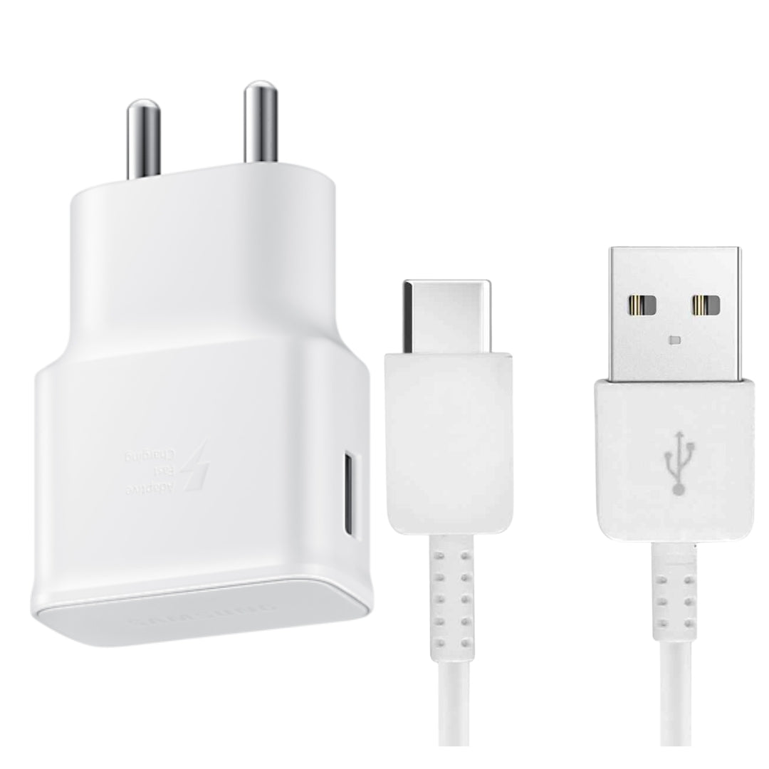 Samsung Galaxy M32 5G 15W charger with Type C cable