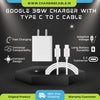 Google 30W USB-C Power Charger (Adapter With Cable)