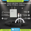 Xiaomi Poco 22.5W Type C Fast Charger (Adapter with Cable)