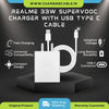 33W SuperVOOC Charger for Realme Pad | Power Up in Minutes