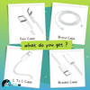 Apple iPhone 60W USB-C To C Braided Cable (Only Cable)