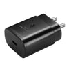 Samsung A53 25W Type C-Type-C Adaptive Fast Mobile Charger With Cable Black