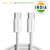 ChargingCable.in Braided Cable | Supports Upto 80W Charging & Data Transfer For iPhone/Android Type C to C
