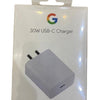 Google 30W USB-C Power Adapter for Google Pixel Mobile devices (White)