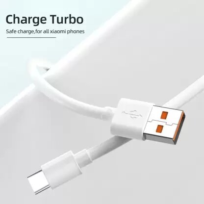 Redmi MI K40 Type-C Support 33W FastCharge Cable 1M White