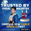 Oneplus 8 Pro Dash Type C Cable Charging & Data Sync Cable-Red-100CM