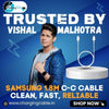 Samsung Type C-C Cable 1.8M Black/White (Only Cable)