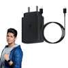 Samsung A53 25W Type C-Type-C Adaptive Fast Mobile Charger With Cable Black