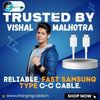 Samsung Galaxy Tab S8 Type-C to Type-C Cable White