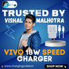 Vivo V21e 2 Amp 9V Dual Engine 18W Fast Mobile Charger with Type C Cable