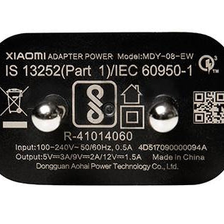 XIAOMI Redmi Note 5 Pro Mobile Fast Charger 3 Amp With 1 Mt Data & Sync Cable (Black)-chargingcable.in