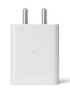 Google 30W USB-C Power Adapter with Type-C to C Cable for Google Pixel Mobile Charger (White)