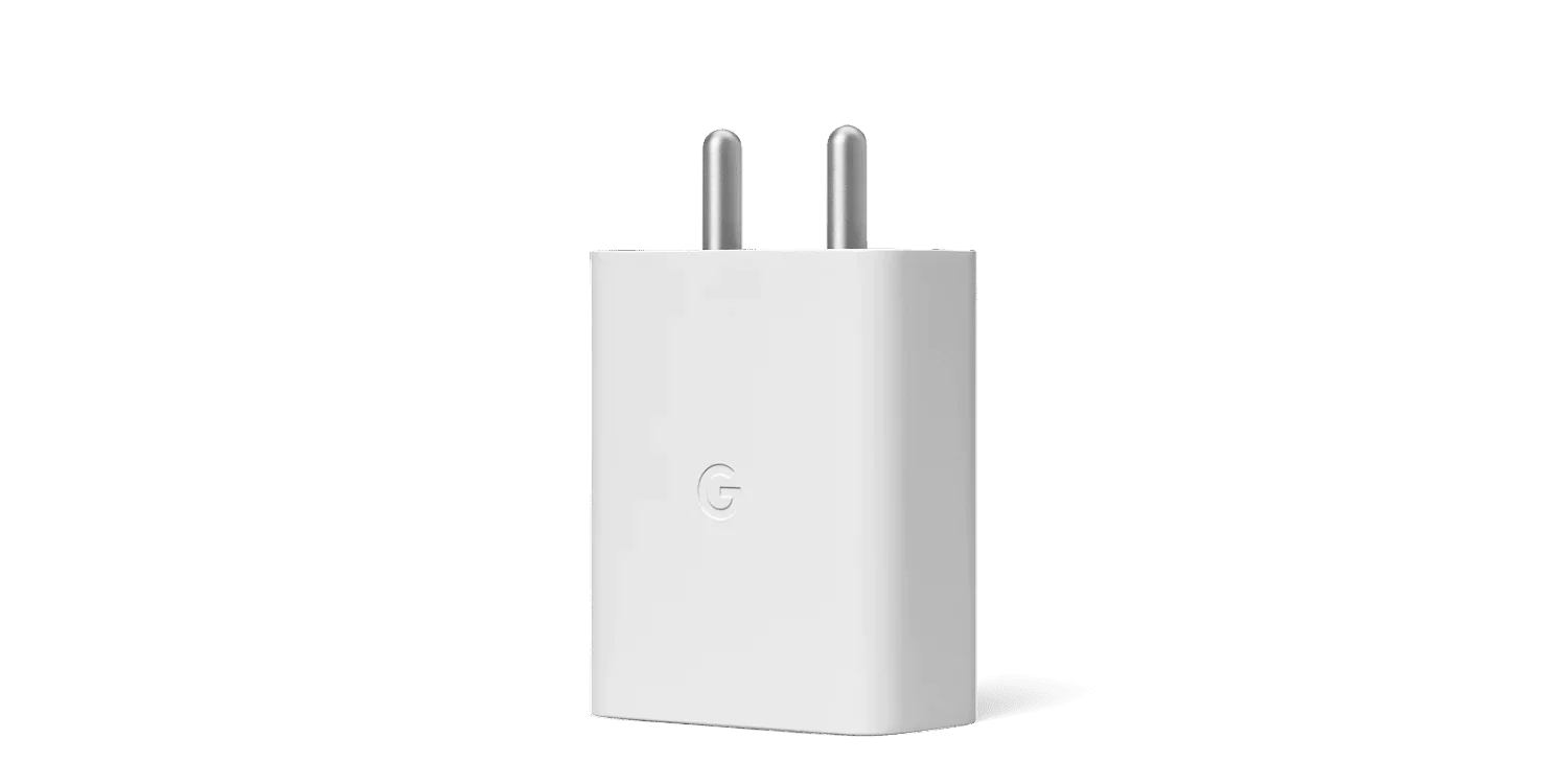 Google Pixel 8 Pro 30W USB-C Power Adapter with Type-C to C Cable for Google Pixel Mobile Charger (White)
