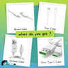 Oppo A52 Vooc Charge And Data Sync Type-C Cable White