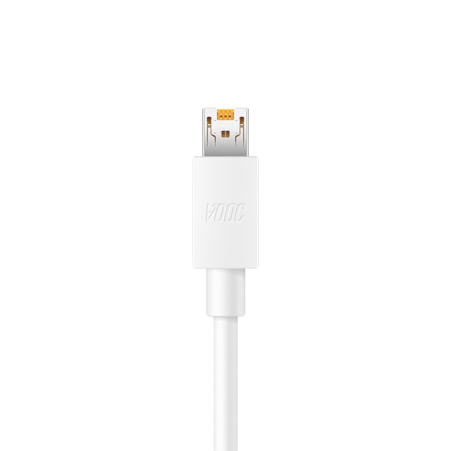 Realme C30 S VOOC Charge And Data Sync Micro Cable White