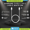 Samsung Type C-C Cable 1.8M Black/White (Only Cable)