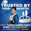 Vivo V30 FlashCharge 2.0 Original Type C Cable And Data Sync Cord-White