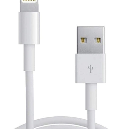 Lightning To Usb Charge and Data Sync Lightning Cable for Apple iPhone 5S Devices- 1 M White-chargingcable.in