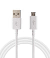 Samsung A10 Data Sync And Charging Cable-1M-White-chargingcable.in