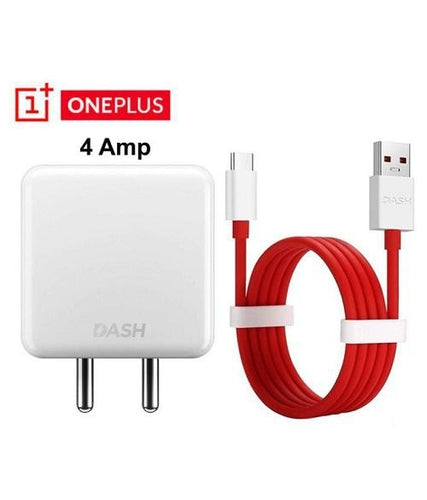 Oneplus 6T Dash 4 Amp Mobile Charger With Dash Type C Cable Red-chargingcable.in