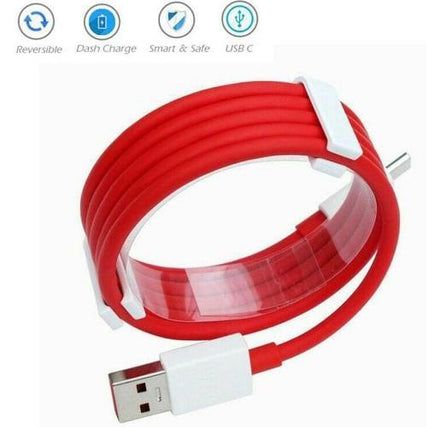 OnePlus 3T 128GB Dash Type C Cable Charging & Data Sync Cable-Red-100CM-chargingcable.in