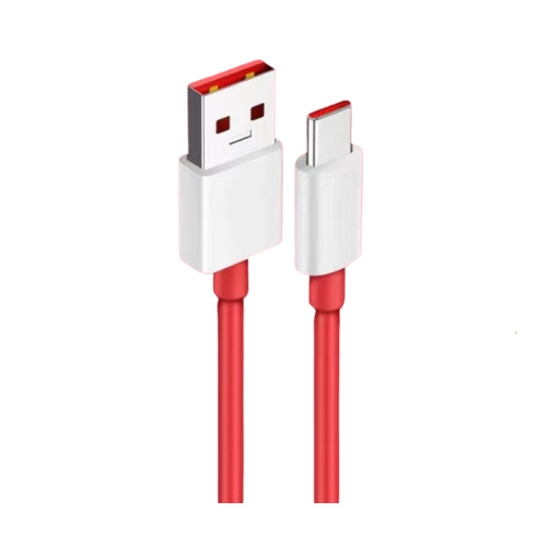 OnePlus 10T 80W SUPERVOOC Mobile Charger With Dash Type C Cable Red