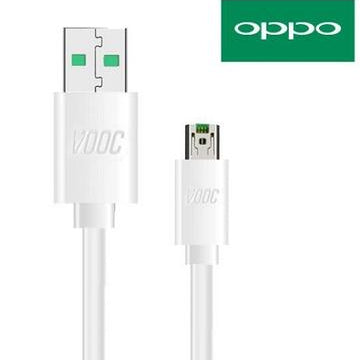 Oppo A57 VOOC Charge And Data Sync Cable White-chargingcable.in