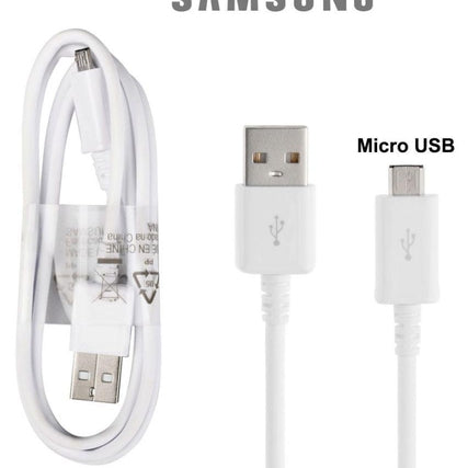 Samsung Galaxy S7 Data Sync And Charging Cable-1M-White-chargingcable.in