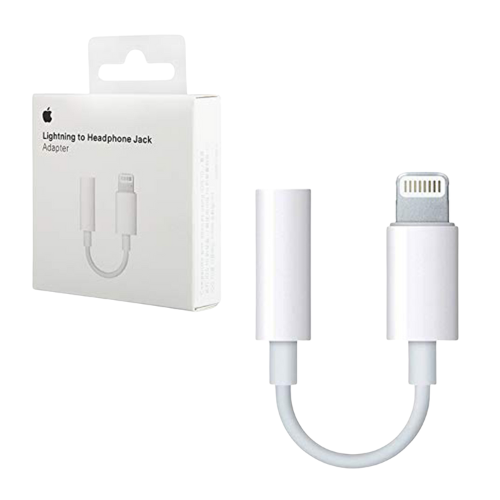 2 in 1 Combo- Apple iPhone 14 Pro Max 20W Power Adapter with Apple Headphone Jack Connector - Mobile Accessories Combo Kits