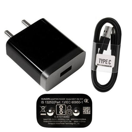 Xiaomi Redmi Mi Type C Mobile Charger 3AMP With Cable For All Type-C Phones-chargingcable.in