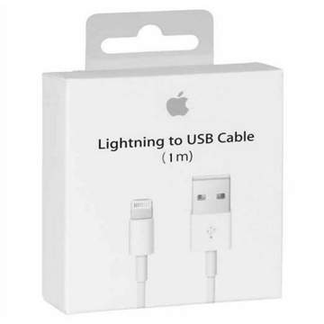 Apple iPhone 6S Lightning To Usb Charge and Data Sync Lightning Cable 1M White-chargingcable.in