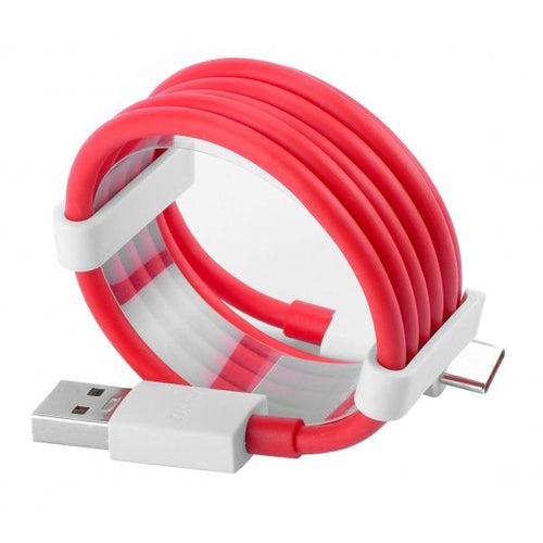 Oneplus 5T Dash Type C Cable Charging & Data Sync Cable-Red-100CM-chargingcable.in