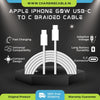 Apple iPhone 60W USB-C To C Braided Cable (Only Cable)