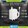 Oppo 45W SuperVooc Charger (Adapter With Cable)