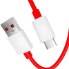 OnePlus 5 64GB Dash Type C Cable Charging & Data Sync Cable-Red-100CM