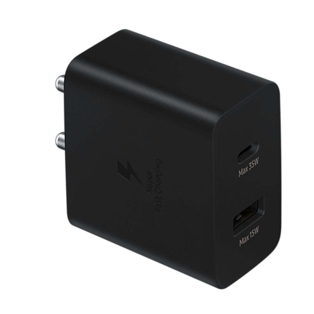 Side view of Samsung 35W PD power adapter