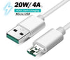 Oppo A15 Charge And Data Sync Cable White