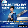 3 in 1 Magnetic Wireless Charger for iPhone, Apple Watch, and AirPods