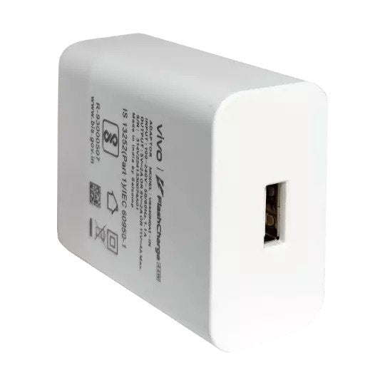 Vivo Y75 FlashCharge 44W Fast Mobile Charger (Only Adapter)