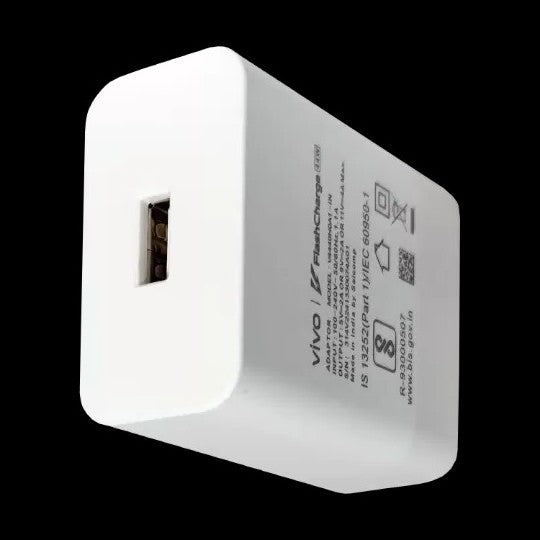 Vivo Y36 5G Support FlashCharge 44W Fast Mobile Charger With Type-C Data Cable