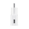 Samsung 15W charger front view with USB port