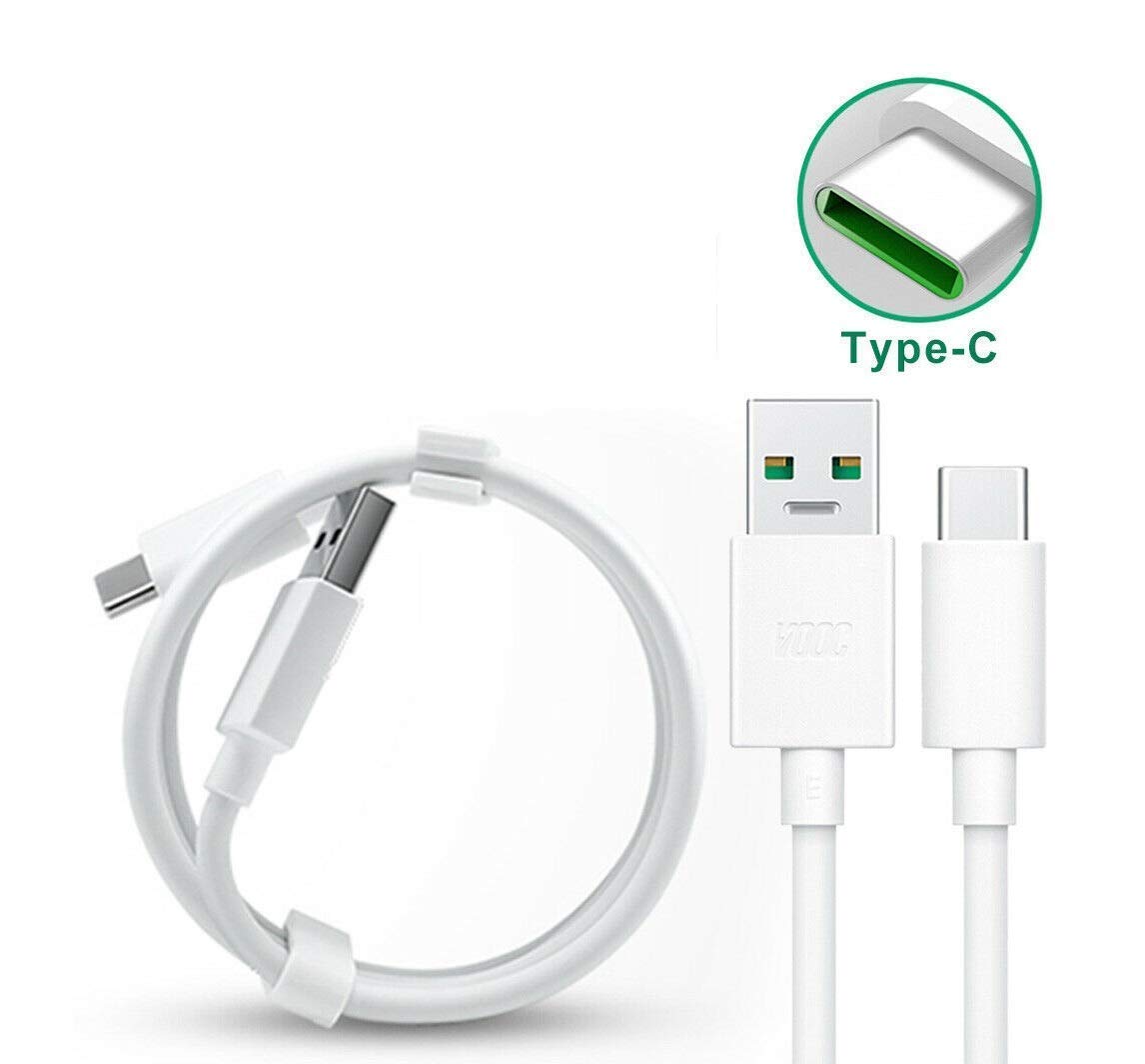 Oppo A76 Vooc Charge And Data Sync Type-C Cable White
