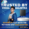 Nothing 65W GaN Power Charger (Only Adapter)