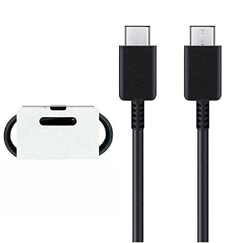 Samsung Galaxy Tab S8 45W Super Fast Charging Travel Adapter With C To C Cable Black