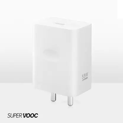 Realme Narzo 60x SUPERVOOC 33W Fast Mobile Charger With Type-C Cable White