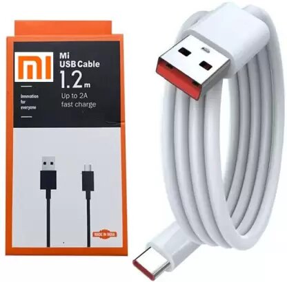 Redmi 12 5G Type-C Support 22.5W Fast Charge Cable 1M White