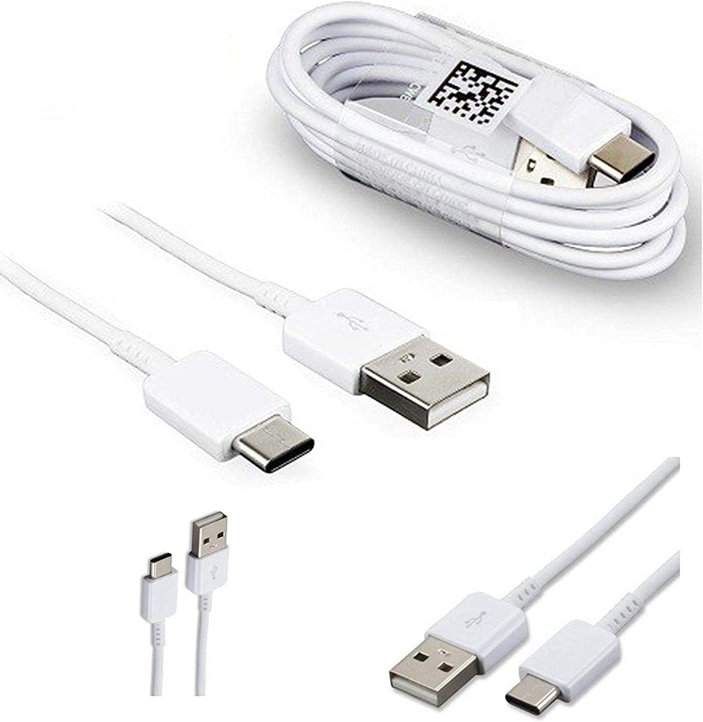 Samsung Galaxy A42 5G Support 15W Adaptive Fast Charge Type-C Cable White