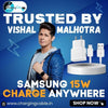 Samsung Galaxy A50s 15W Type C Adaptive Fast Mobile Charger With 1 Mt Cable