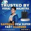 Samsung 25W Type C-C Charger Black 2025 (Adapter With Cable)