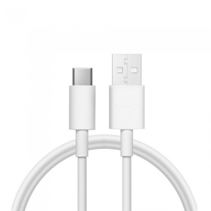 Vivo Y200e 5g FlashCharge 2.0 Original Type C Cable And Data Sync Cord-White